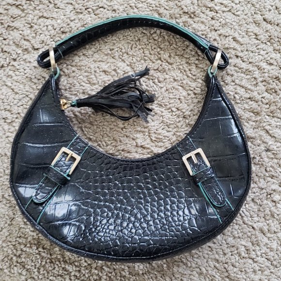Liz Claiborne Small Black Handbag/Purse - Picture 1 of 9